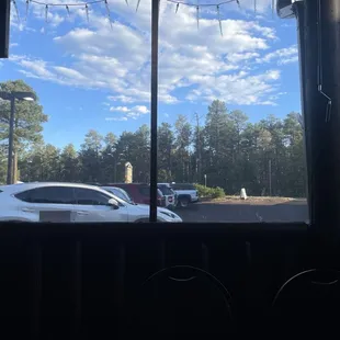 the view from my patio table