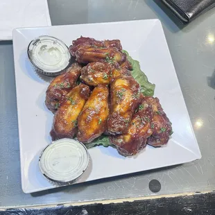 Honey Bbq hot wings