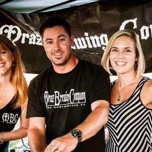 Greg and the wive's pouring at the EDH Concert in the Park!