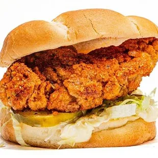 a fried chicken sandwich