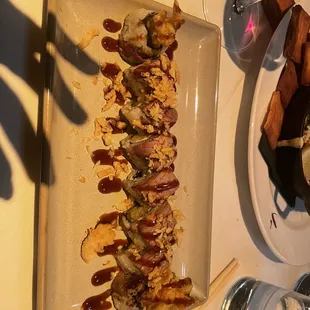 Surf and Turf Sushi Roll