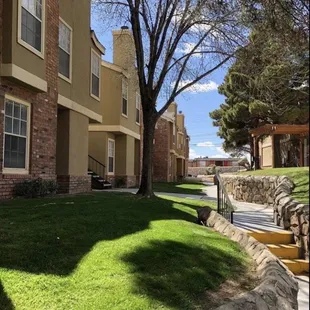 a view of a residential complex