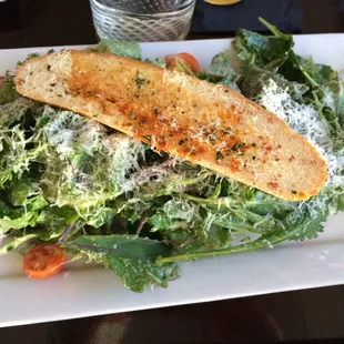 Rustic Kale Caesar Salad