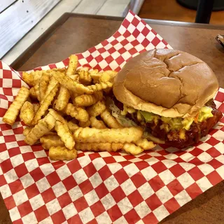 Crinkle Cut Fries BBQ Rub