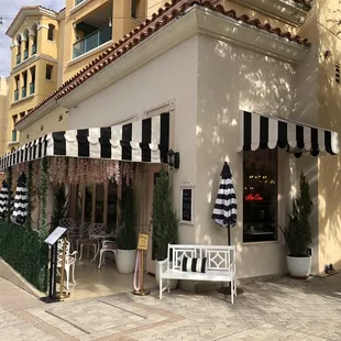 Outside of restaurant