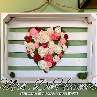 Lots of pretty Valentine Decor, come see us