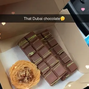The Dubai Kanafeh Chocolate Bar