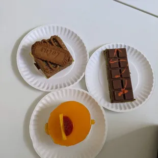 Mango Cheesecake, Dubai Pistachio Chocolate, Biscoff Basbousa