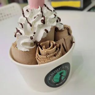 Mocha Rolled Ice Cream