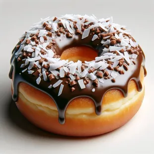 Chocolate Coconut donut