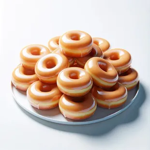 Glazed Donuts.