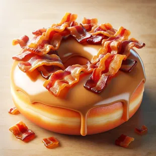 Maple Bacon Donut