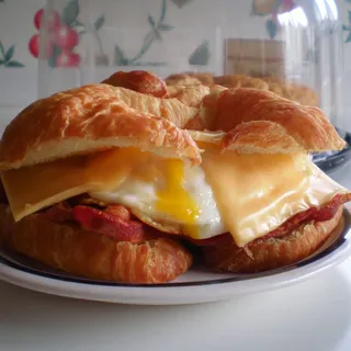 Famous Bacon Egg and Cheese Croissants