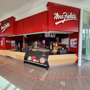 the inside of the store