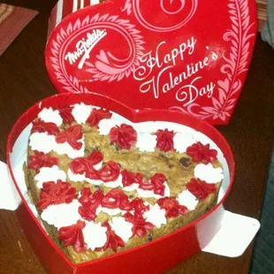 $9.99 5" Valentine's Choc Chip Cookie Cake