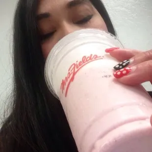 Strawberry Banana smoothie is soooooo good