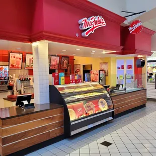 the inside of the store