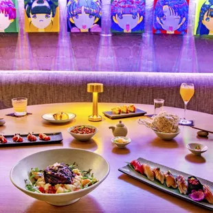 food, sushi, sashimi, sushi and sashimi