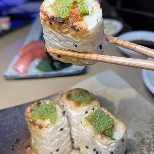 Baked Blue Crab Roll