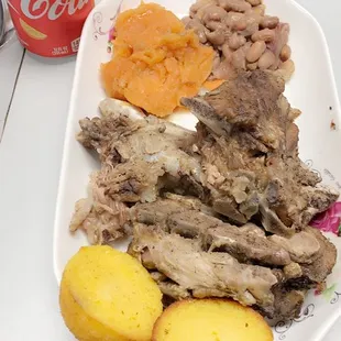 Left over from lunch and still delicious neckbones