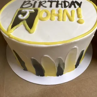a birthday cake