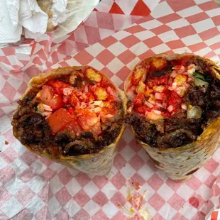 burritos and wraps, food