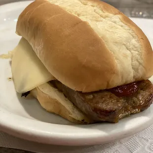 Fresh Sausage Sandwich- very tasty and different