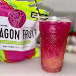 Dragon fruit refresher