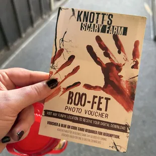 Boo-Fet with photo voucher