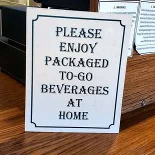 Beverages To-Go