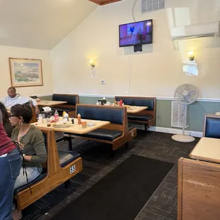 Was told to sit down and there was no where to sit down