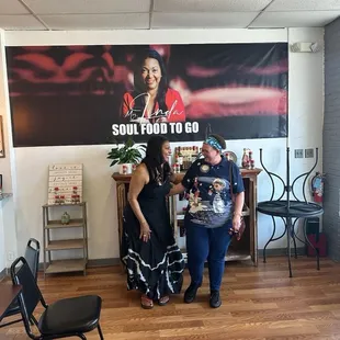 Mrs. Linda and D' Ann Hall