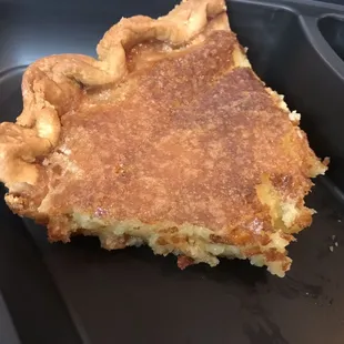 Chess pie, best chess pie I've ever had, perfect crust, filling is the exact right consistency