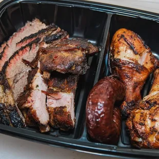 a meal in a plastic container