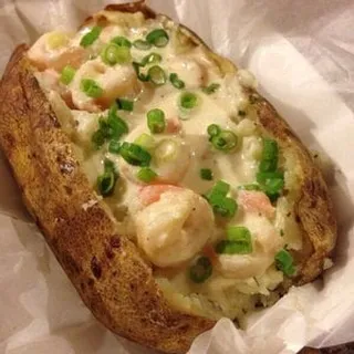 Creamy Shrimp Baked Potato