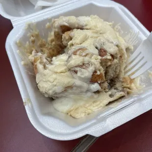 Peanut butter cinnamon roll