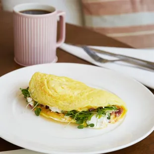 an omelet on a plate