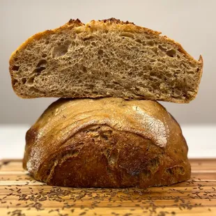 Rustic Rye Sourdough