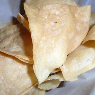 Corn chips, close-up.