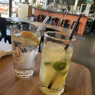 Smokey and Spicy pineapple margarita