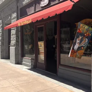 Storefront in downtown riverside