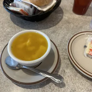 Chicken dumpling soup