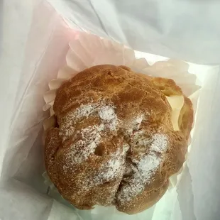 Powered cream puff (they have chocolate too)