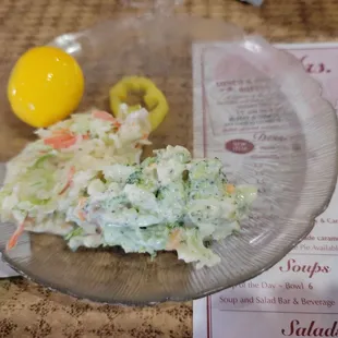 a plate of food