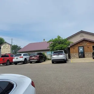 outside