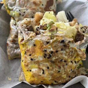 This was amazing. Like a Chinese burrito. Highlight of the day.