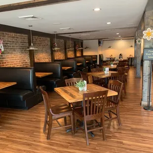 tables and booths