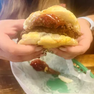 Chicken biscuit