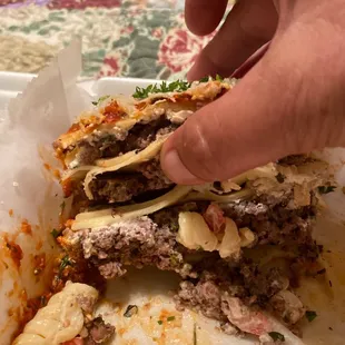 Straight ground beef not even cooked in sauce!!!