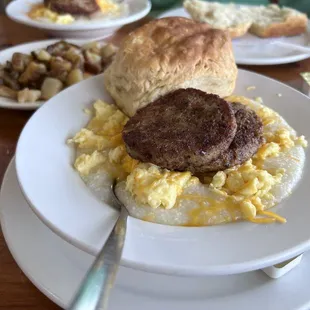 Create your own bowl! Homemade biscuits!